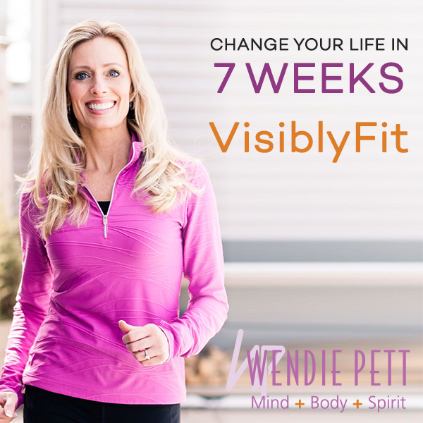 Wendie Pett, ND walking next to text that reads, Change Your Life In 7 Weeks! above the Wendie Pett logo.