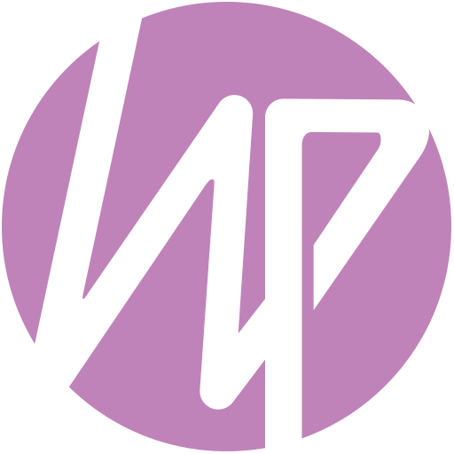 Wendie Pett ND Favicon with white letters WP over a purple circle background.