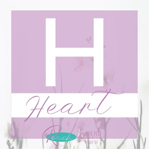 The letter H for Heart to Get To The Heart of The Matter with Wendie Pett ND to get Visibly Fit™